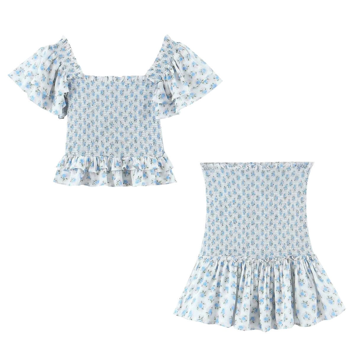 Women's Top Fashion Hip Skirt Suit