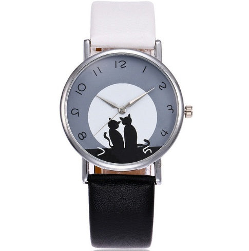 Fashion And Casual PAPHITAK Couple Cat Wrist Watch For Women