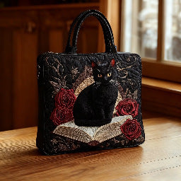 New Digital-print Tote Bag With A Personalized Floral Design In Canvas