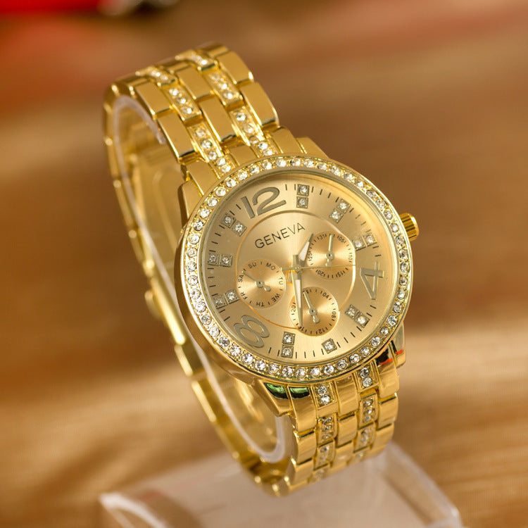 Ebay explosion models Geneva Geneva fashion wholesale alloy diamond watches one generation