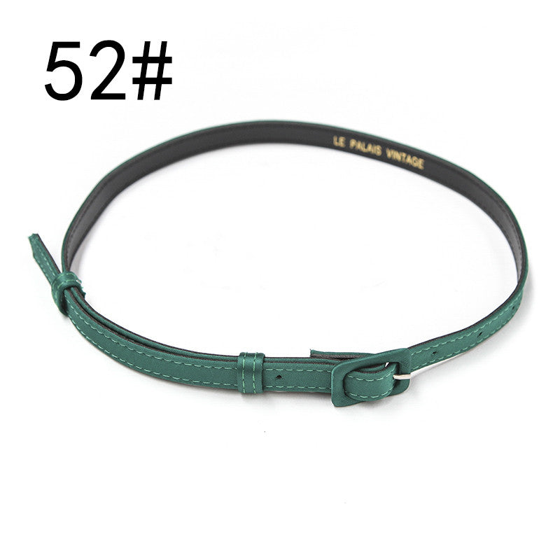 Universal With Candy-colored Superfine Satin Delicate Belt