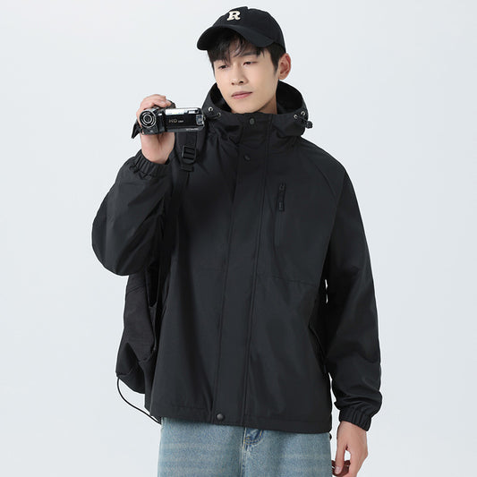 Men's Sports Shell Jacket Overweight Man Plus Size