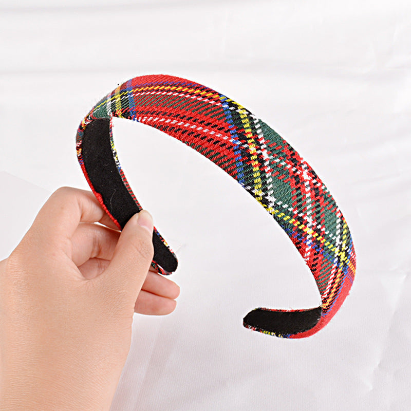 Floral Fine Hair Band Set Fabric Printing  Headband