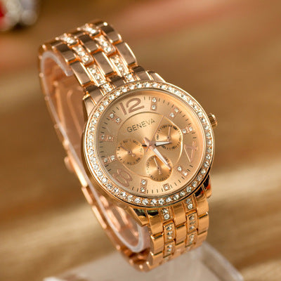 Ebay explosion models Geneva Geneva fashion wholesale alloy diamond watches one generation