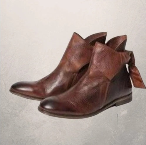 Back bow short Martin boots Fufeng Roman boots
