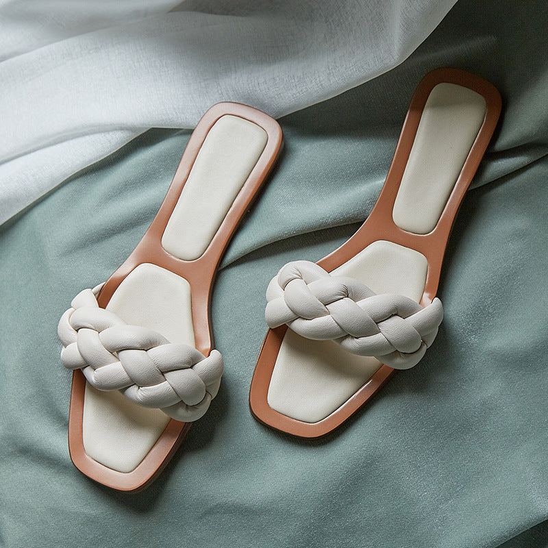 Women's Ribbon Sandals woven slippers sandals