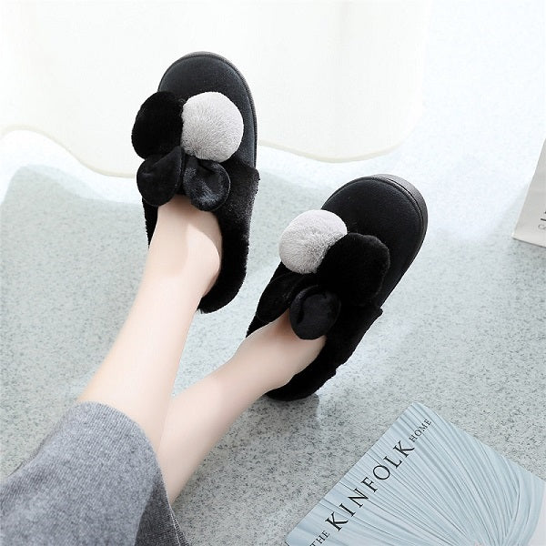 Warm And Velvet Couple Women's Winter Non-Slip Plush Shoes
