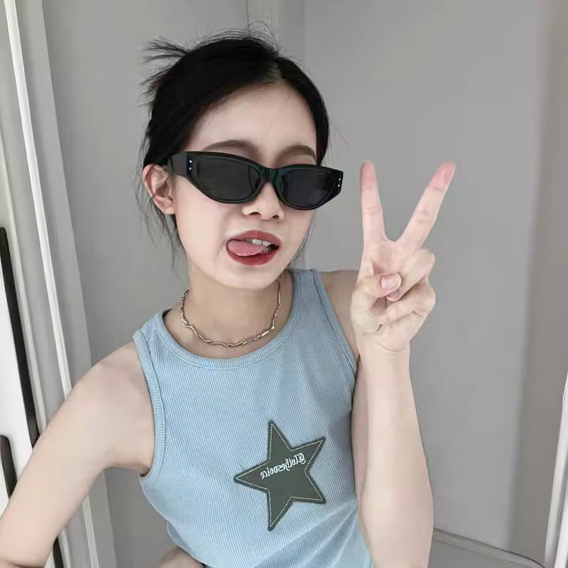 Unique Niche Outerwear A Chic Cropped Sweet-and-spicy Top