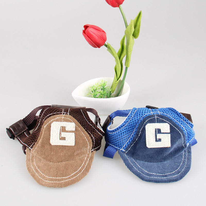 Sunshade Net Breathable Pet Baseball Cap