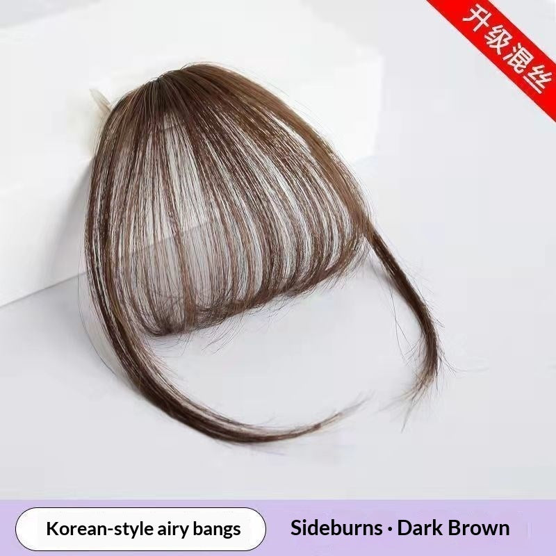 Japanese-style Lace-front Wig With A Sparsely Layered Angled Fringe