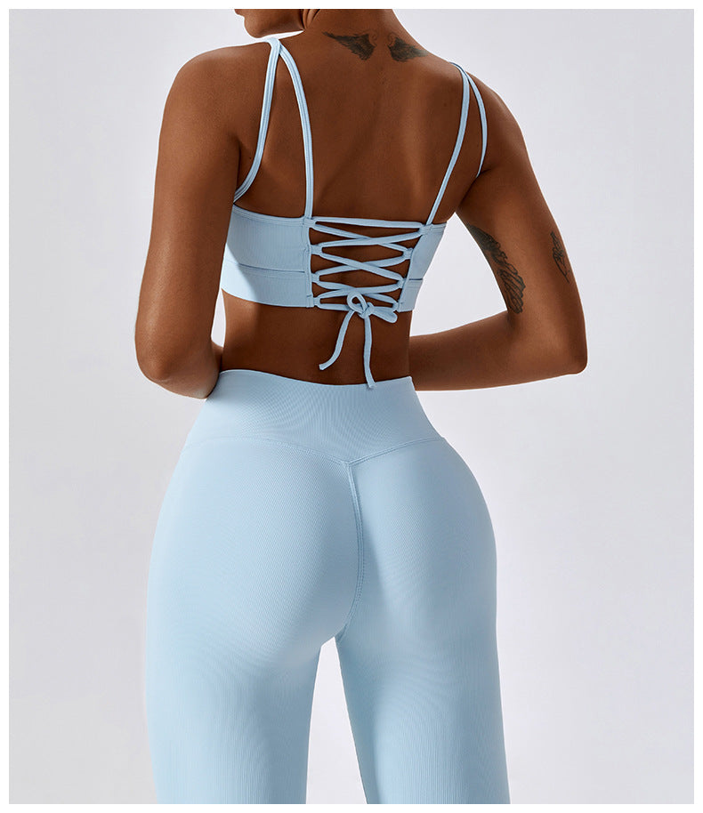 Running Fitness Sports Strap Wrap Quick-drying Beauty Back Yoga Bra