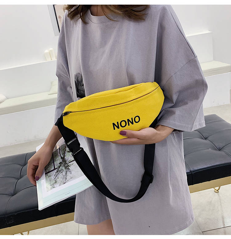Canvas chest bag