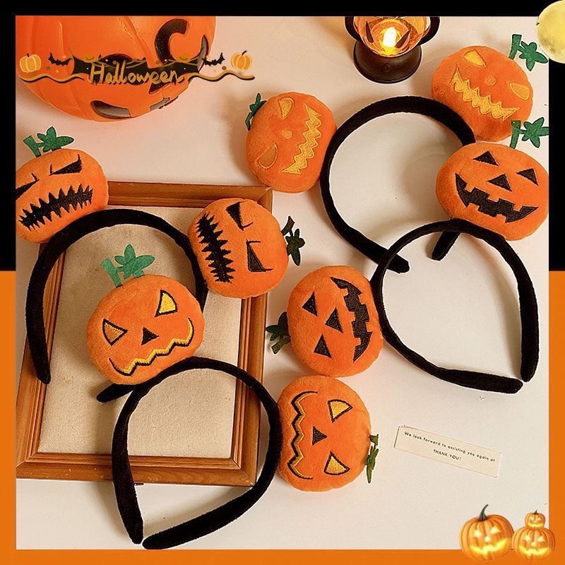 Halloween Headdress Pumpkin Doll Hair Band Cute