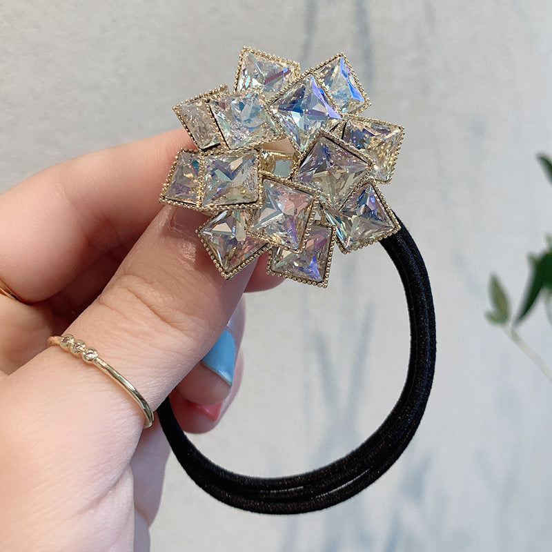 Heavy Industry Exquisite Hair Rope Girl Simple Elegant Temperament