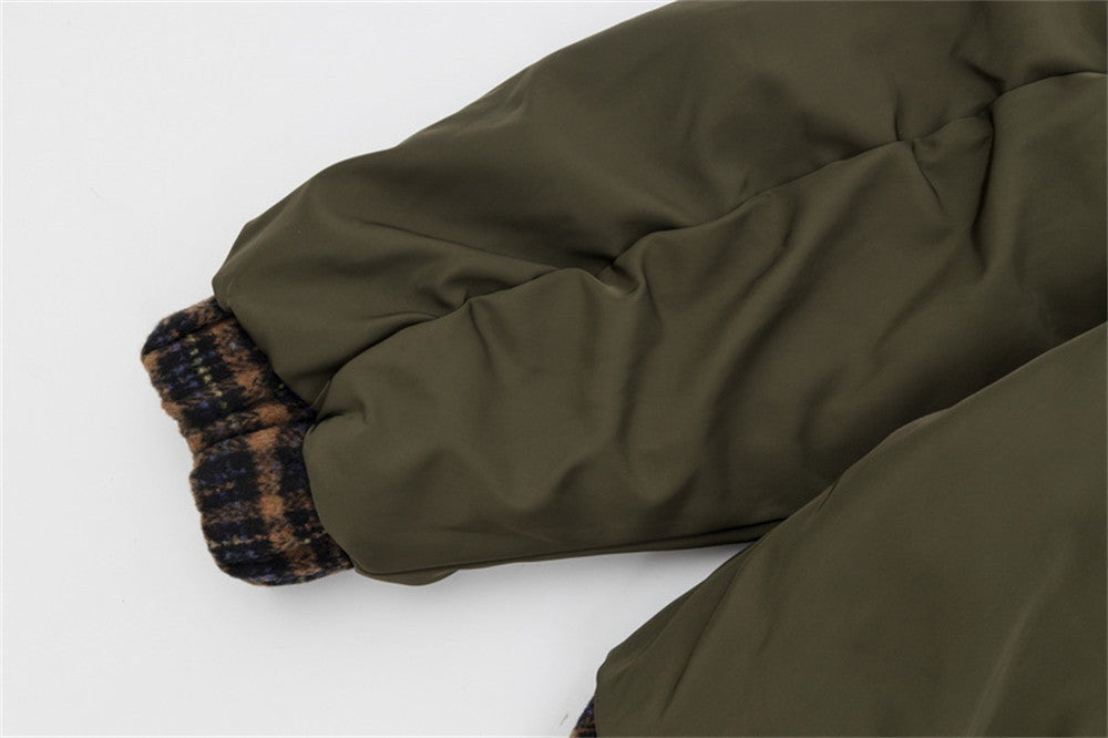 Fashion Stitching Flight Jacket Men