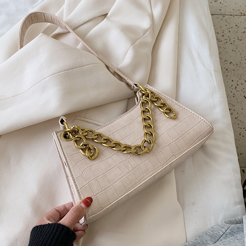 Vintage all-match one-shoulder armpit bag