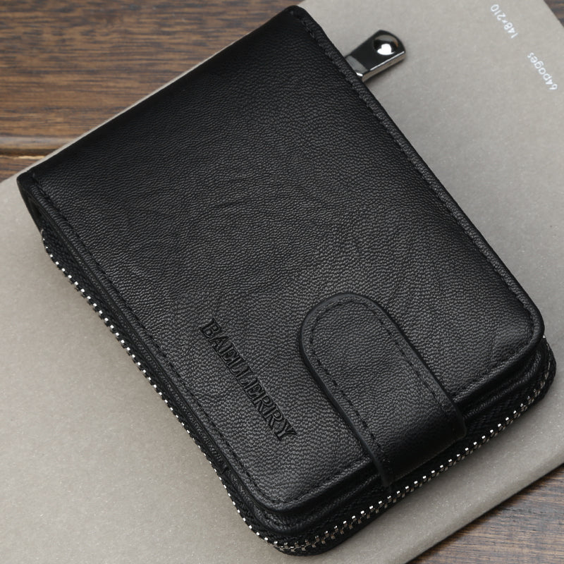 Short Card Bag Multi Slot Youth Fashion