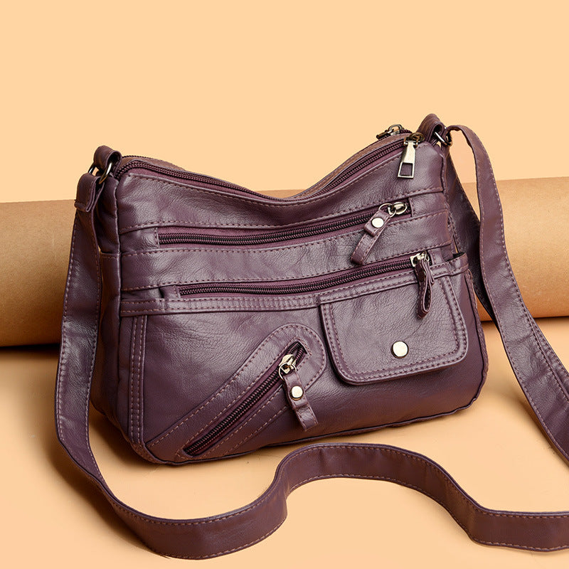 Fashion Retro Medium PU Women's Bag