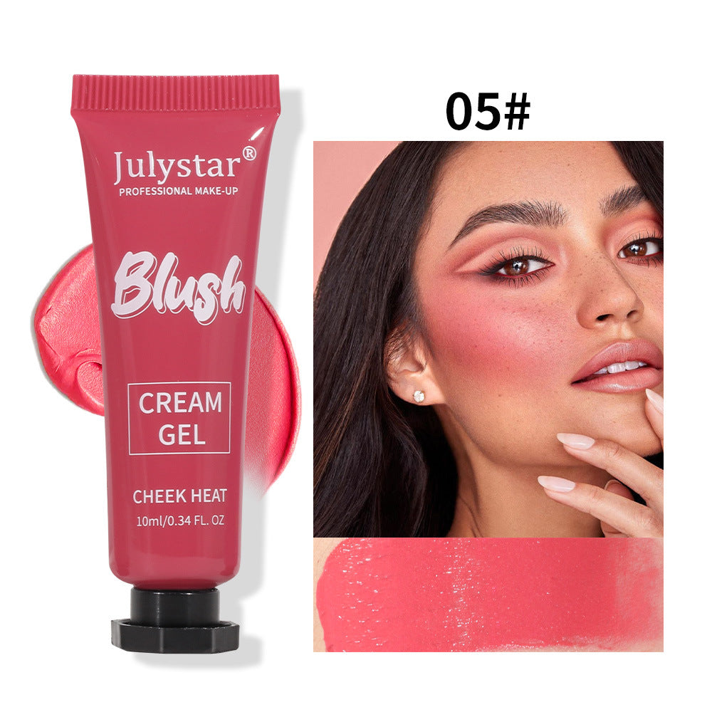 Skønhed Flerfarvet Mat Ekspansion Farve Blusher Naturlig Tynd Og Glitrende Highlight Reparation