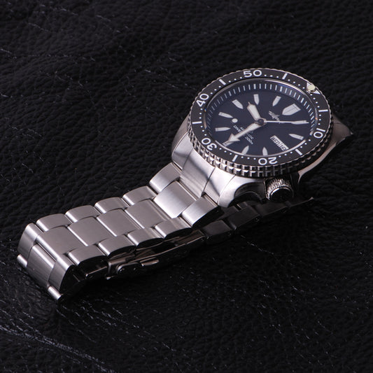Hymeide SKX007 stainless steel solid curved watchband