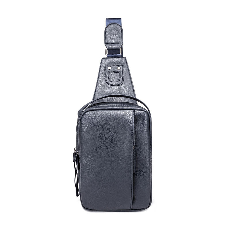 Factory Direct Sales New Men's Chest Package Korean Casual Lounge Single Shoulder Male Bag Slant Bag Tide Money Wholesale