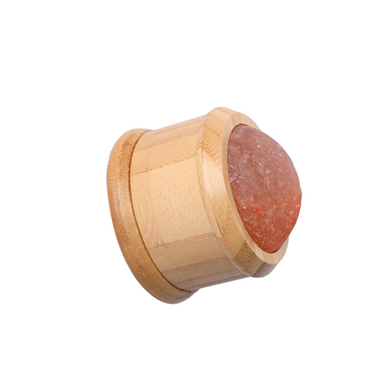Bamboo Himalayan Salt Ball Massage Roller
