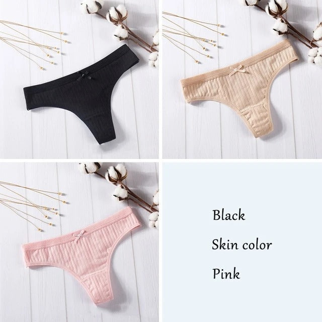 Set G-String Thong Panties   3 Pcs