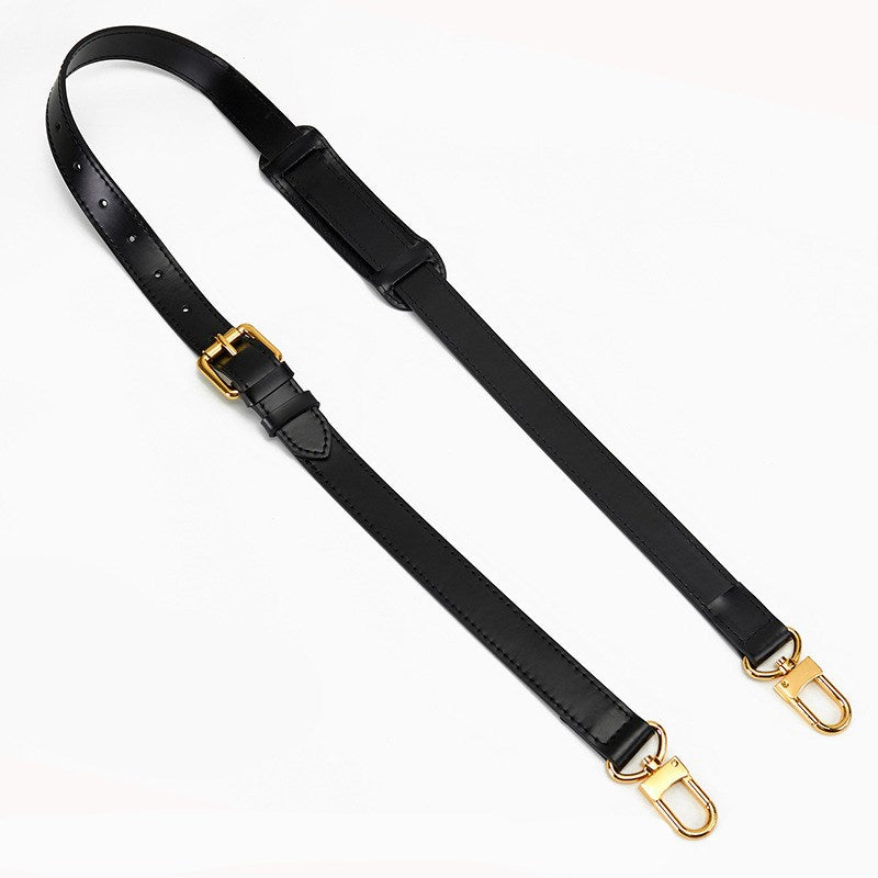 Double-sided cowhide shoulder strap