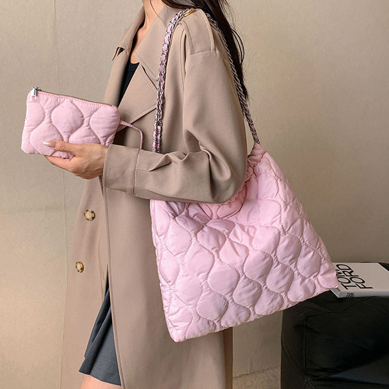Sammensatte Tasker Til Kvinder Trend Efterår Og Vinter Ny Mode Dametaske Personlig Enkel Håndtaske I Koreansk Stil