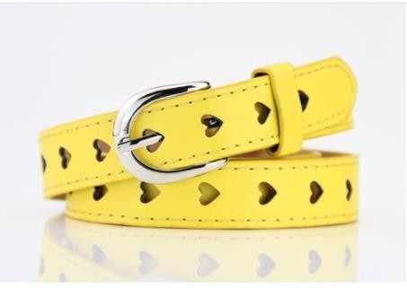 Peach Heart Thin Belt