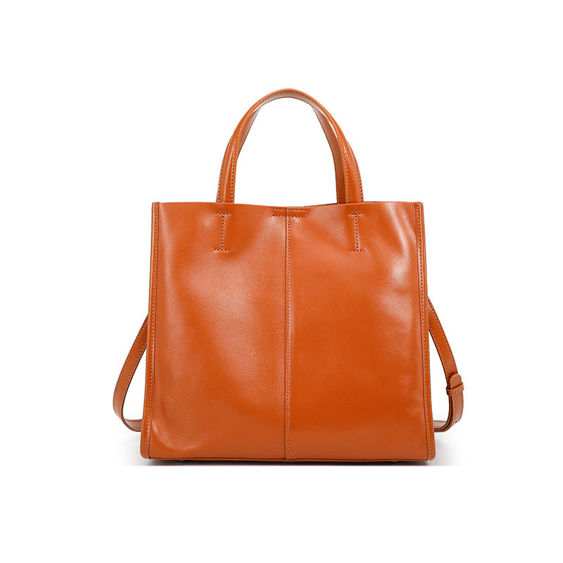 Retro Satchel Large Capacity Women's Tote