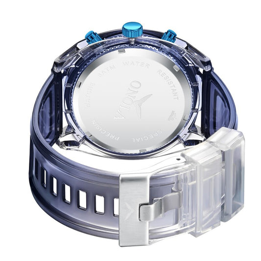 Plastic Ladies And Men Waterproof Tape Quartz Watch