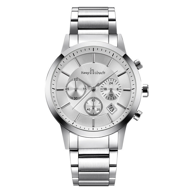 Multifunctional men's watch trend calendar waterproof