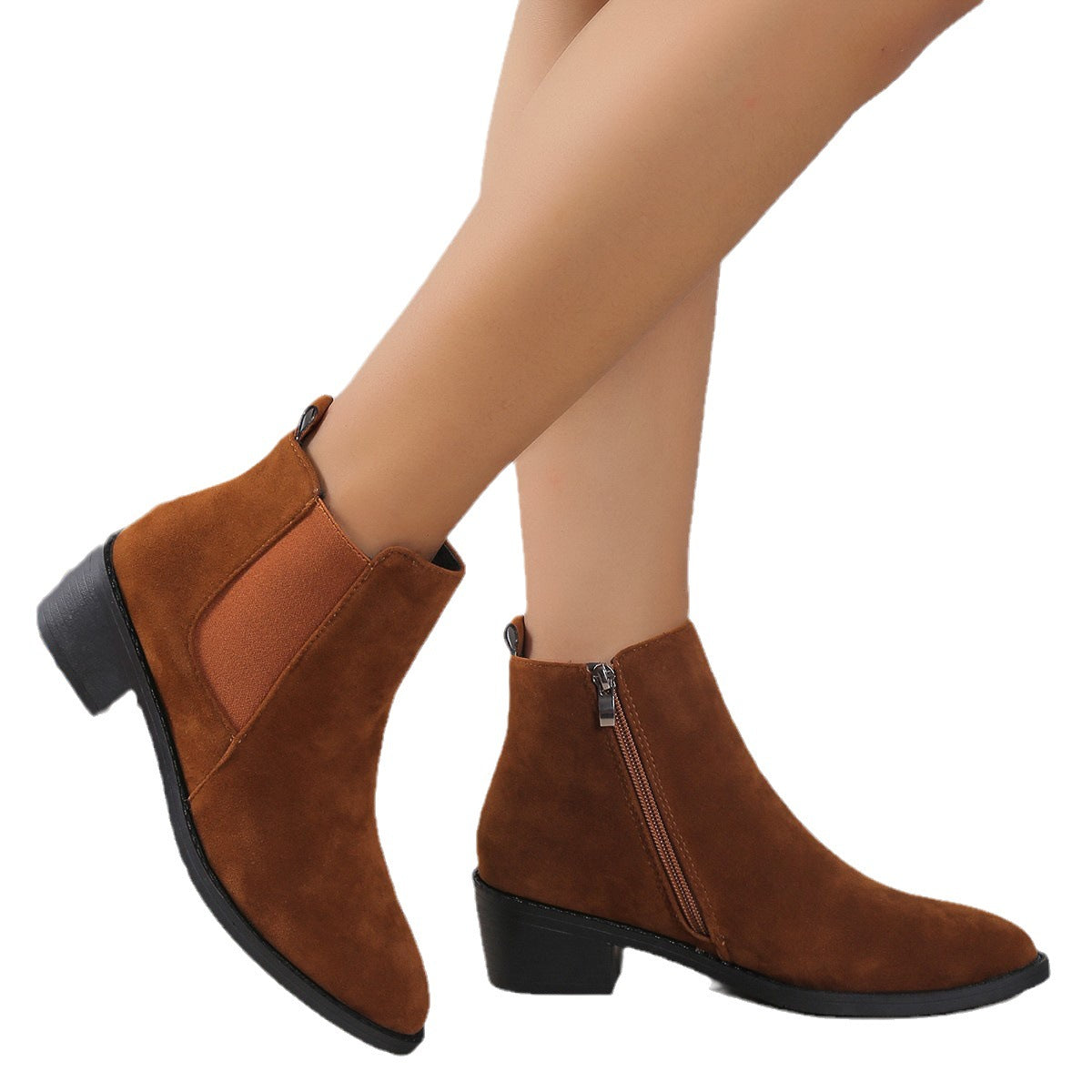 Plus Size Women's Women's Casual Boots Solid Color Wedge Snow Boots