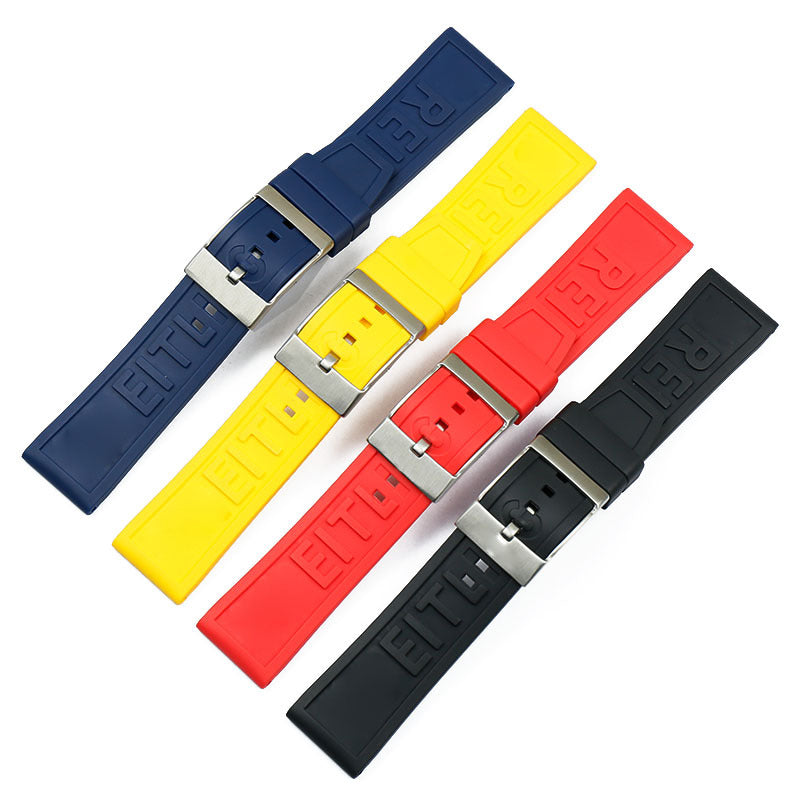 Waterproof silicone strap
