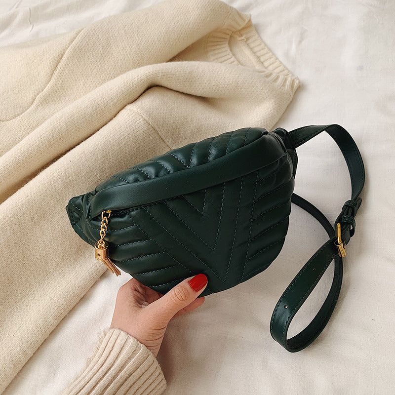 All-match net red new chest bag