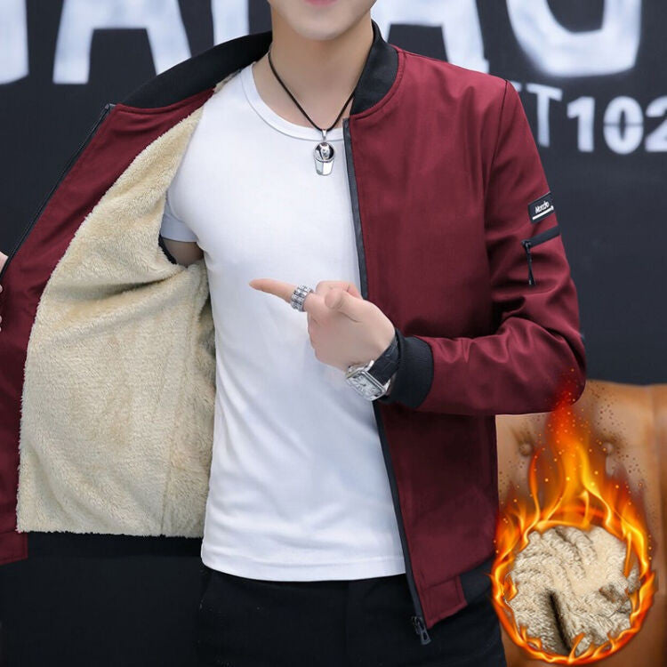 Fashion Men's Fleece Padded Coat Jacket