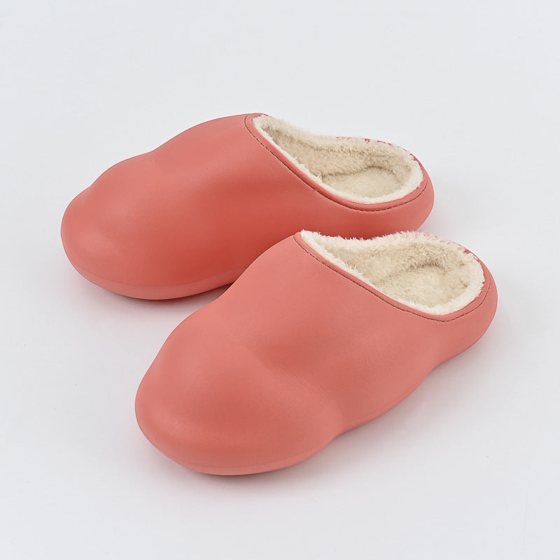 Dinosaur Egg Macaron Girl Solid Color Simple Slippers