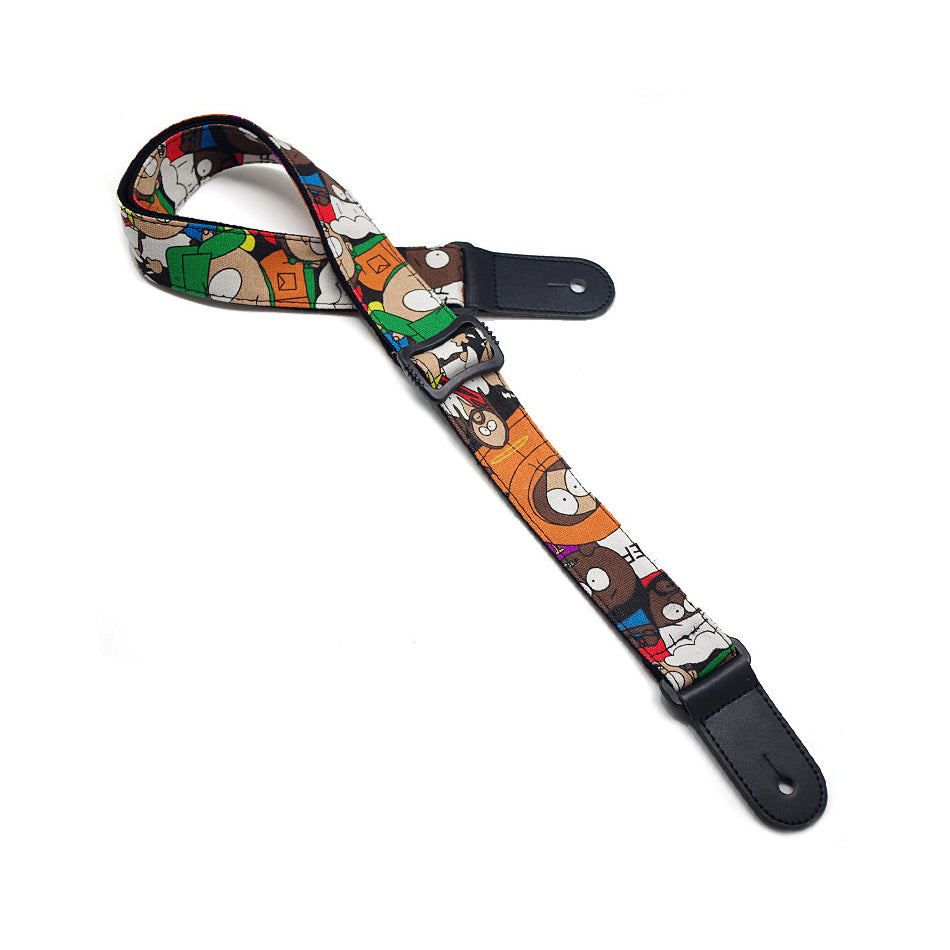 Ukulele small guitar cartoon strap