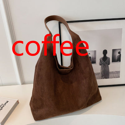 Deerskin Suede Commuter Underarm Bag