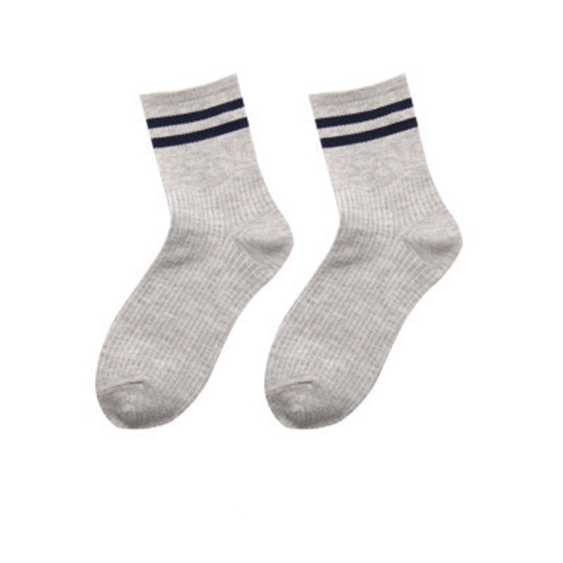 Student Socks All-Match Rainbow Breathable Stockings