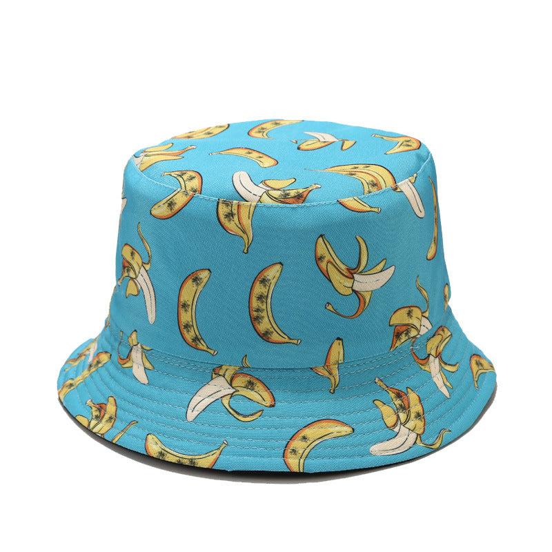 Fruit Pattern Bucket Hat Men And Women Outdoor Casual Sun Hat