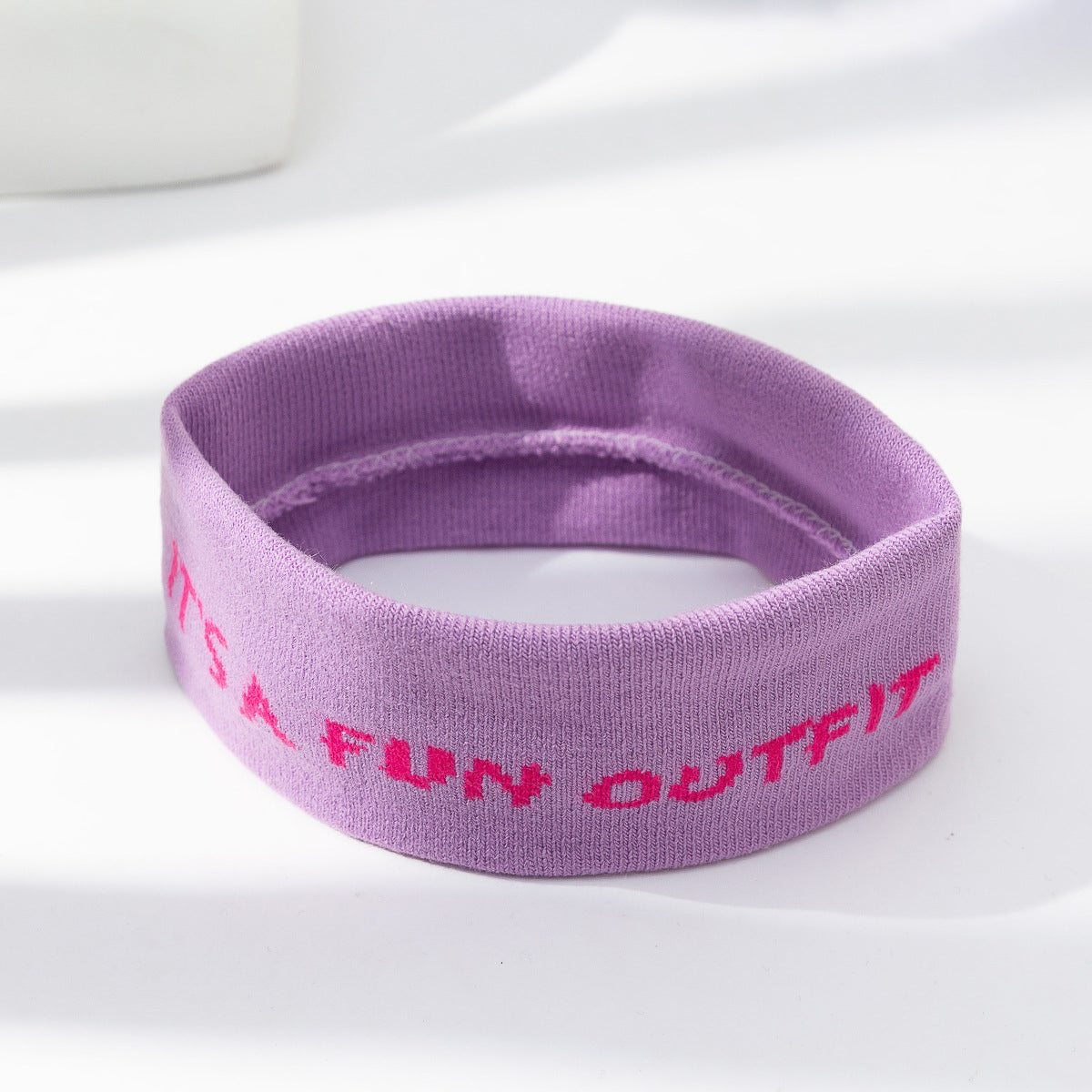 Stretch Sports Sweat-absorbent Knitted Hair Band