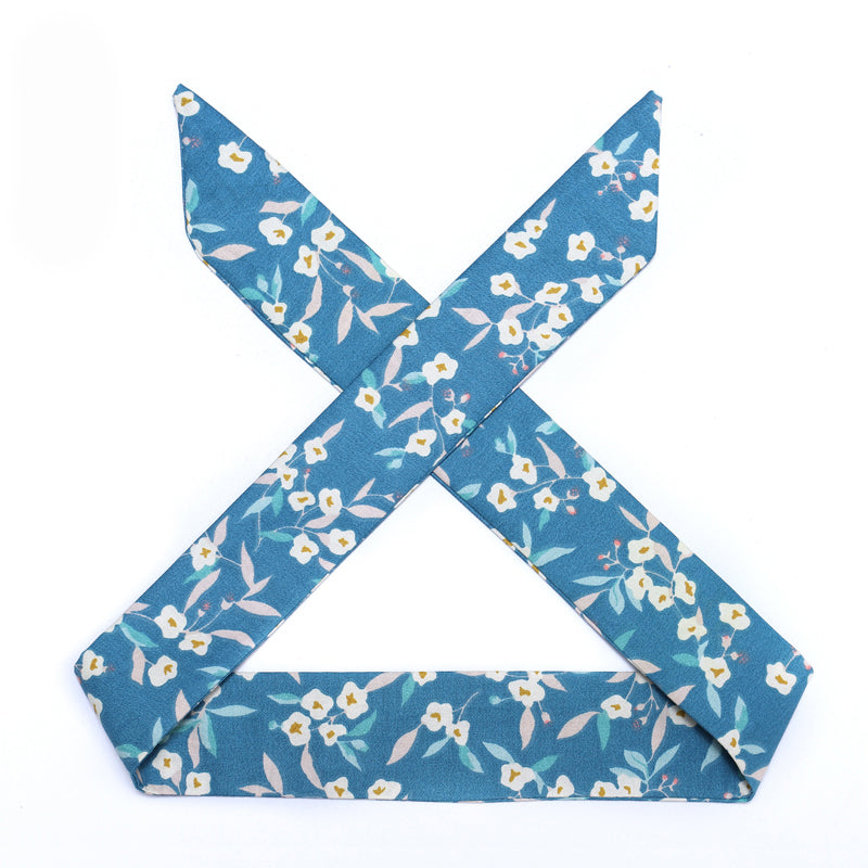 Handmade pine cone floral headband