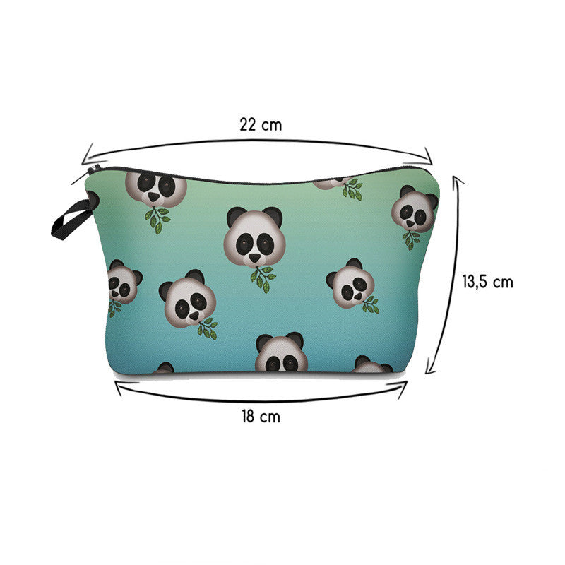 Printed cosmetic bag