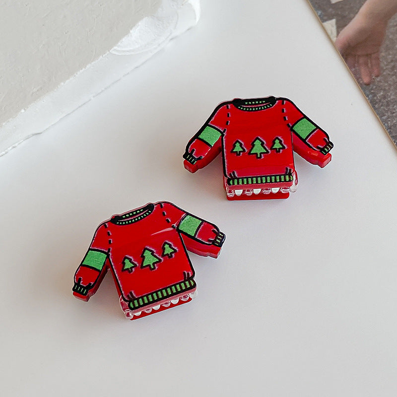 Juleelementer Julemanden Tegneserie Hårnål