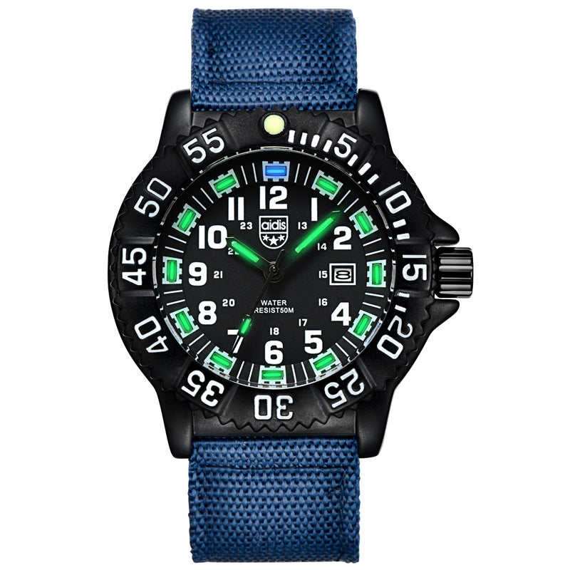 Outdoor sports luminous watch