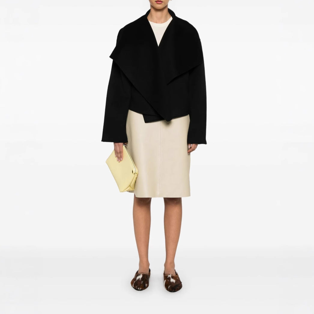 Women's Fashion Wool Double-sided Short Jacket