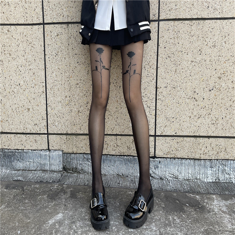 Slim Cut Pantyhose With Optional Hook Protection