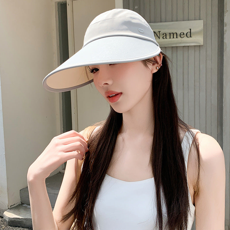 Solid Color Minimalist All-match Sun Hat